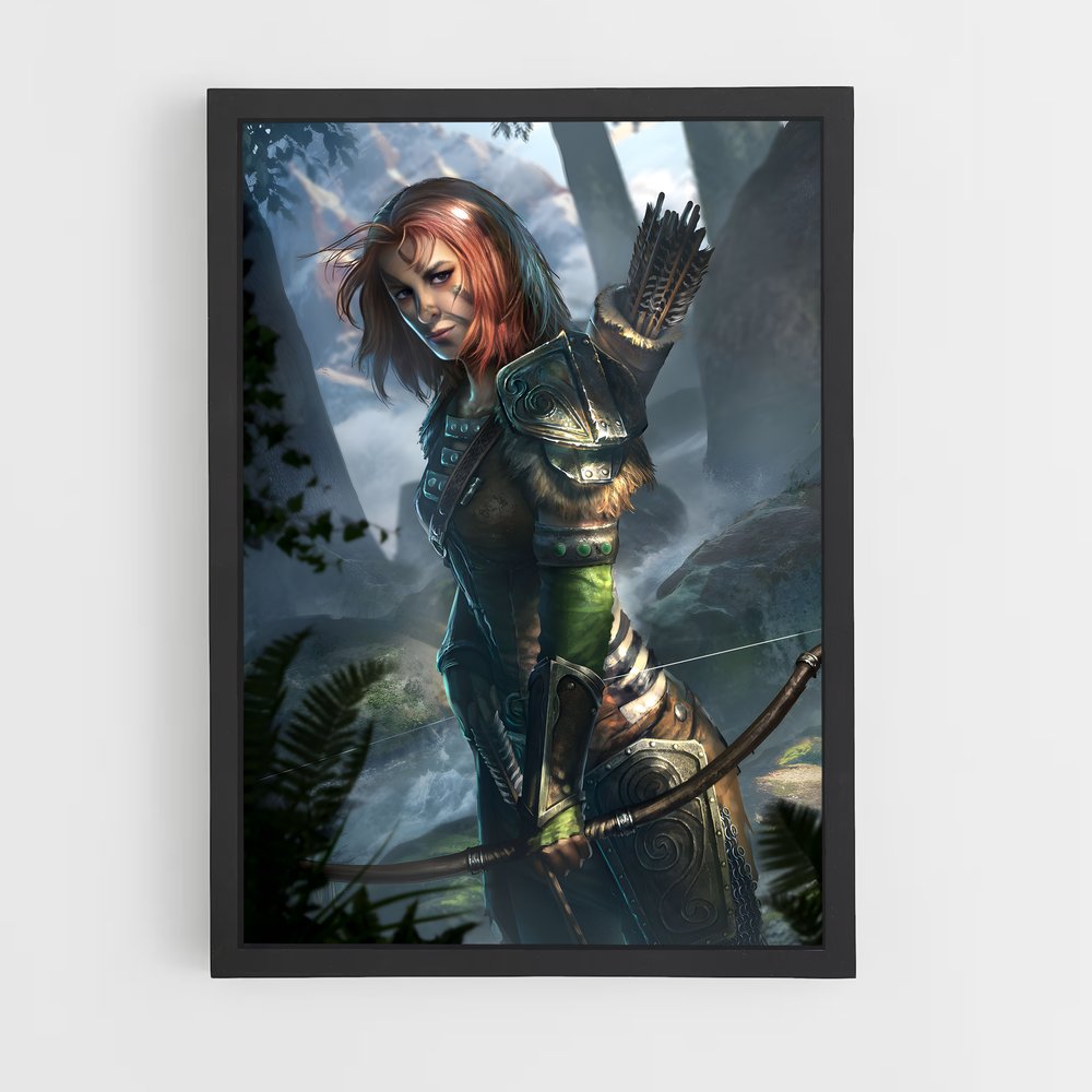 Poster Aela, Archère Éternelle – affiche Skyrim (vue 2)
